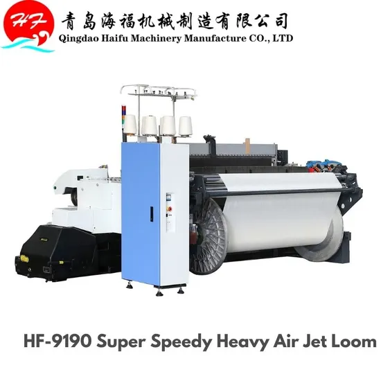 Cotton Fabric Weaving Machine High Speed Energy Saving Heavy Air Jet Loom 